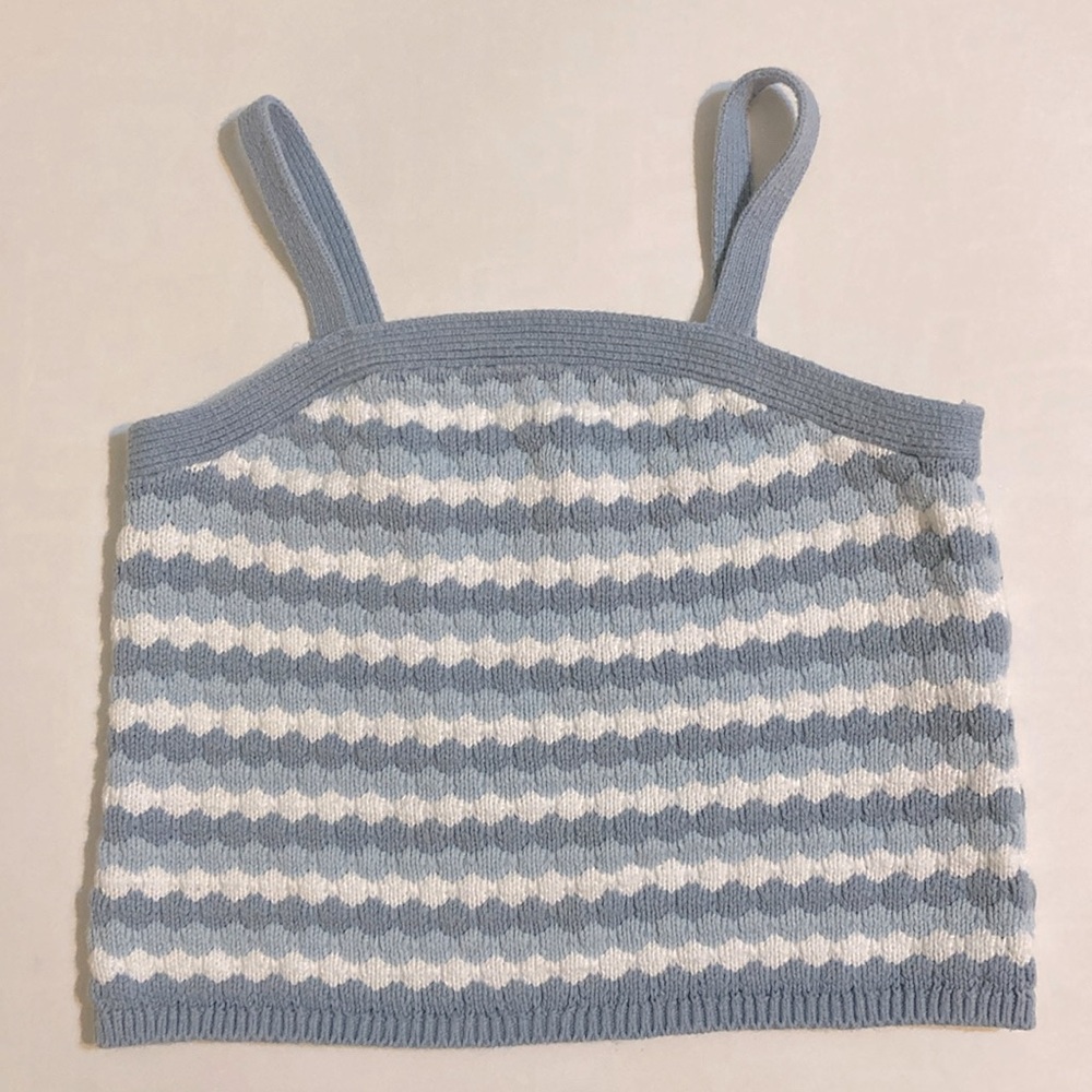 Abercrombie Kids Girls size 9/10 knit cropped tank top